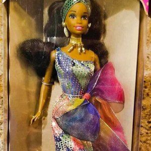 1995 Asha African American Barbie NIB